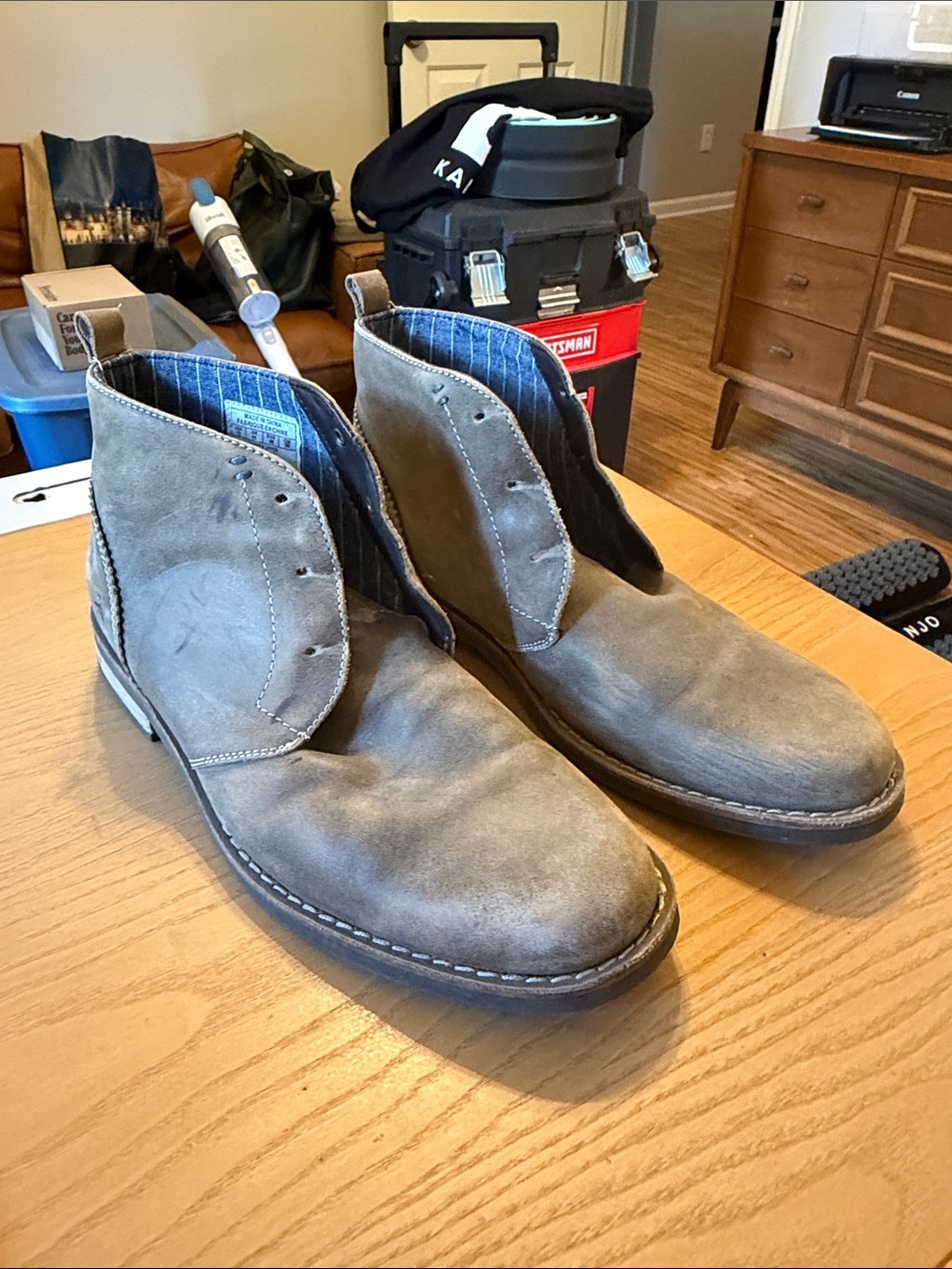 Men’s Original Penguin Brown Leather Boots